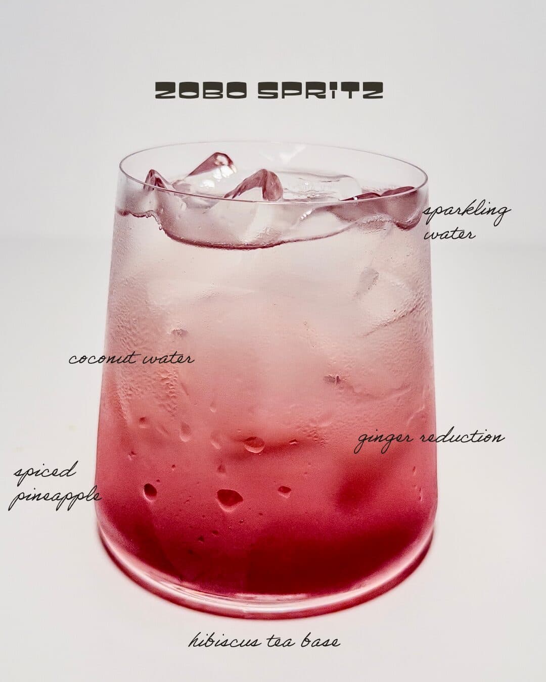 Zobo Spritz, poured at the ire bar